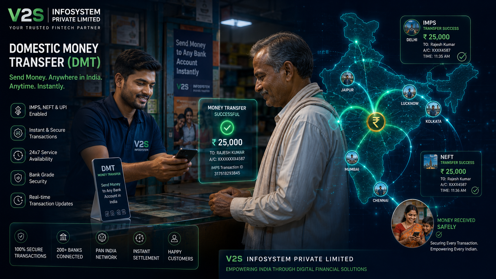 Domestic Money Transfer Software India — DMT / DMR Solutions