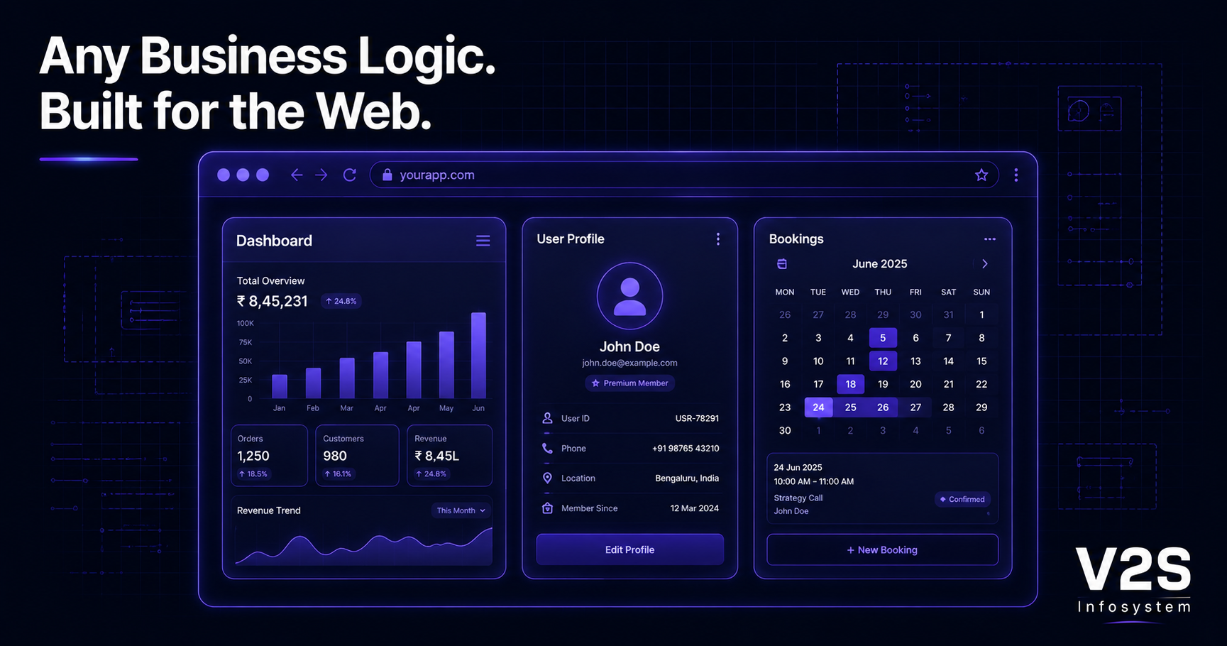 Web Application Development Services | V2S Infosystem